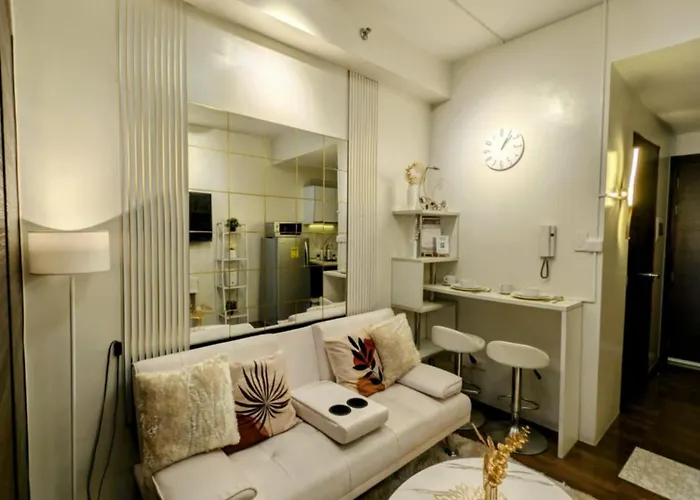 Sun And Moon Cozywhite Air Residences Makati Apartment *