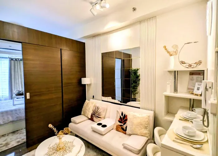 Sun And Moon Cozywhite Air Residences Makati Apartment *