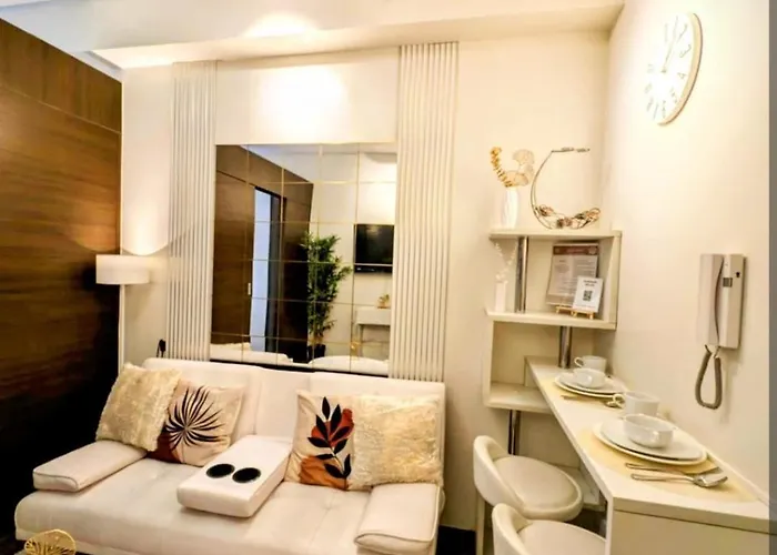 Sun And Moon Cozywhite Air Residences Makati Apartment